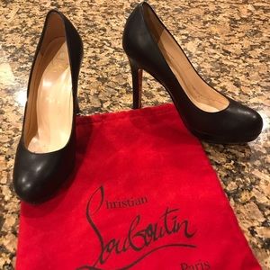Christian Louboutin black heels